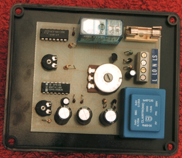 Circuit board view of Main Fan Timer