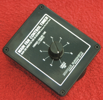Front view of Main fan Timer